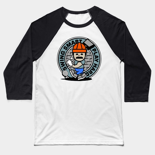 Swing Smart Play Hard Baseball T-Shirt by Mamas Uzi